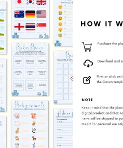 Alternative view of Baby Shower Games | Baby Trivia Games | Baby shower bingo | Gender Reveal Party | Gender Reveal Games | Downloadable Games