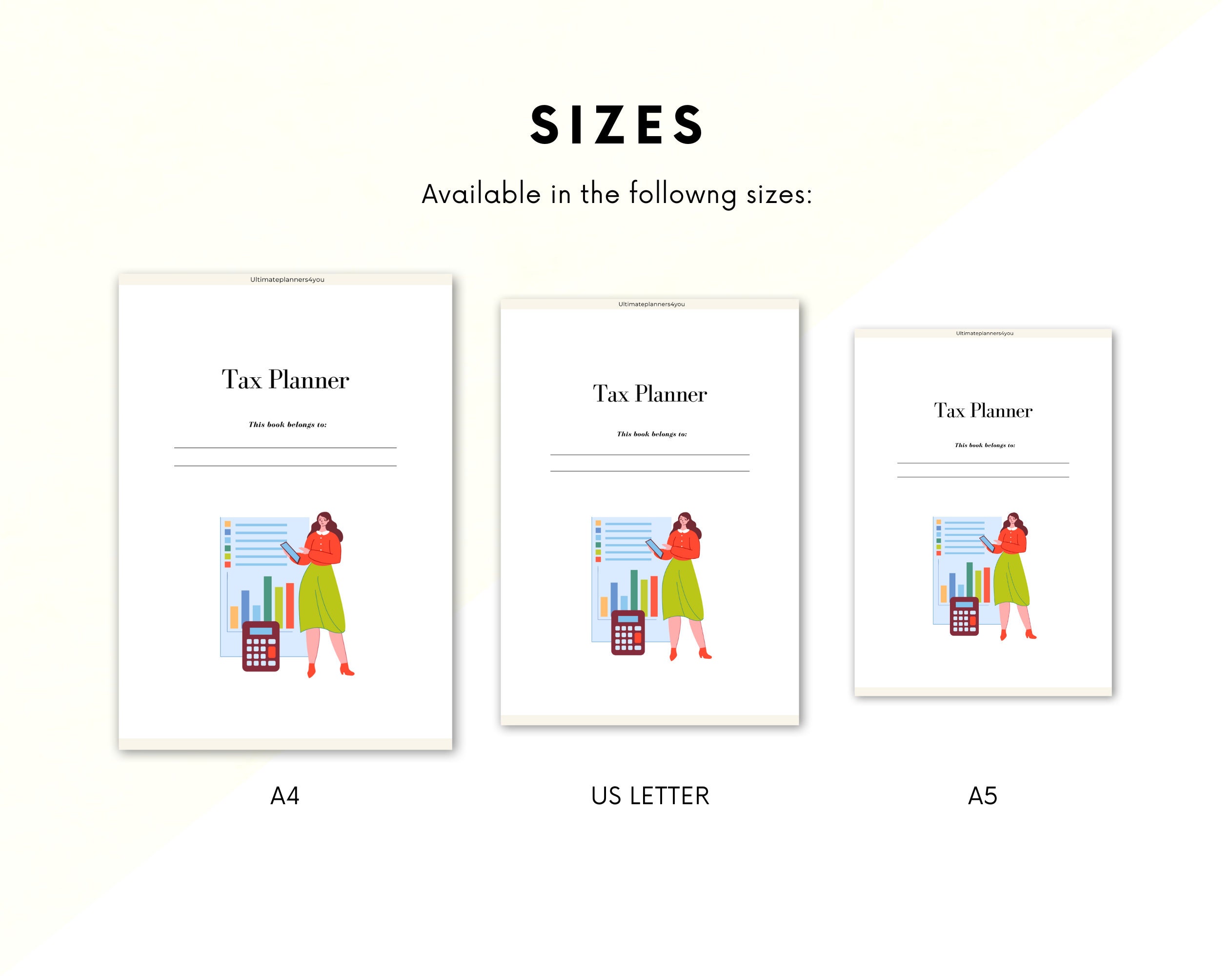 Personal Tax Planner | Tax Organizer | Financial Planner | Tax Checklist | Printable Tax Planner - Image 4