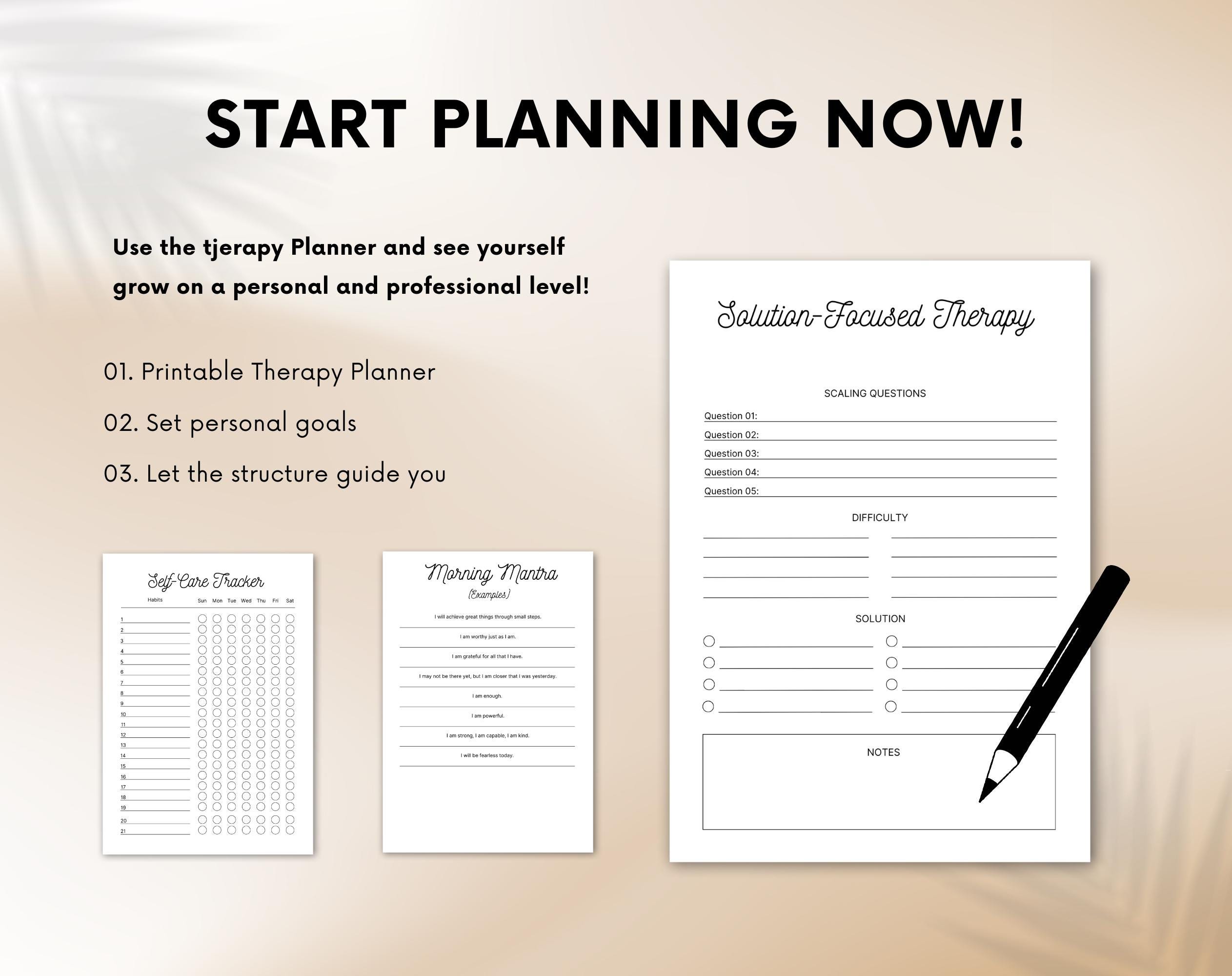 Therapy Planner | 80+ Pages | Therapy session planner | Therapist Planner | Therapy tools | Therapy worksheet | - Image 5