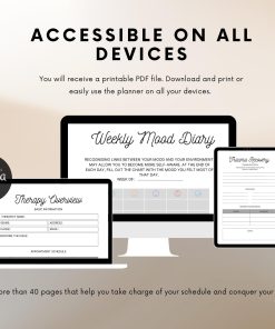 Alternative view of Therapy Planner | 80+ Pages | Therapy session planner | Therapist Planner | Therapy tools | Therapy worksheet |